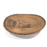 Polychrome Coiled Basket Tray