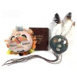 Gourd Masks W/ Northern Heritage Postcards 34