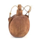 Carved Wood Apache Water Bottle w/ Stopper