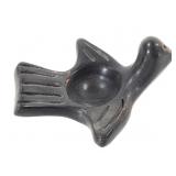 Black-on-Black Pottery Bird Figure