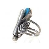 Sterling & Turquoise Ring 8.7g TW