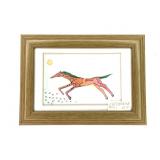 Small Original 1990 Native American Watercolor
