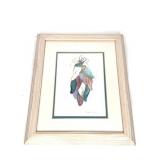 Framed 1995 Joan Kaiser Watercolor Peppers