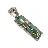 Chip Inlay Yeii Figure Pendant 20g TW