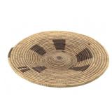 Southwest Style Polychrome Coiled Basket Tray