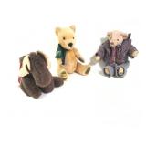 Merrythought Stuffed Bears + Possum Trot Moose