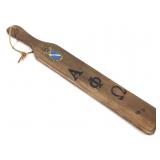 Alpha Phi Omega Fraternity Pledge Paddle