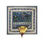 Hmong Story Wall Hanging Framed 31 1/4" x 33 1/4"