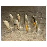 8 Erotic Nude Figure Alcohol Glasses