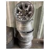 4 - 15" x 8" Aluminum Rims