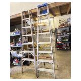 2 Metal Ladders