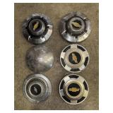 6 Chevrolet Hub Caps