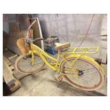 Vtg Yellow Huffy Adult Bicycle
