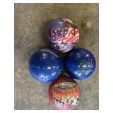 4 Jeff Gordan Collector Bowling Balls