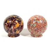 2 End of Days Globe Light Covers 5 1/2" H
