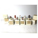 Miniature Porcelain Urn Collection 15 Pcs