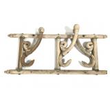 Vtg Wood Foldable Coat Rack 22" W