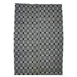 Early Overshot Wheel & Table Coverlet 71" x 90"