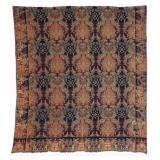 1852 Double Weave Jacquard Coverlet 81" x 77"