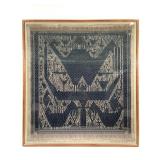 Framed Indonesian Ceremonial Tampan Darat