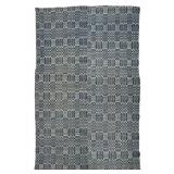 Early Dogwood Overshot Coverlet 66" x 89"