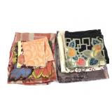 Mid-Century Geometric & Floral Scarves, Souleiado