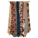 Vtg Novelty Neckties Don Loper, Primordial Design+
