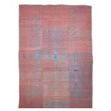 Triple Panel Overshot Coverlet  84" x 100"