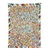 Thousand Pyramid Quilt Signed and Dated 70" x 84"