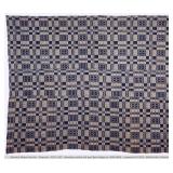 Overshot Weave Coverlet 83" x 68"