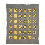 Early Union Patchwork Quilt 80" x 72"