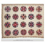 Compass Variation Applique  83" x 66"