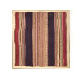 Framed Andean Aymara Ceremonial Manta