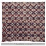 Overshot American Coverlet 72" x 70"