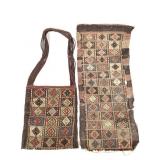 Nomadic Turkish Flatwoven Bag & Textile Fragment