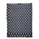 Double Weave Coverlet Pine Tree Border 70" x 83"