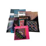 9 Fiber Arts Book w American & Japanese +