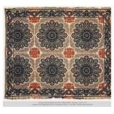 1842 Jacquard Floral Coverlet 76" x 72"