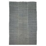 Triple Panel Overshot Coverlet 84" x 105"