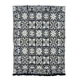1852 Floral Jacquard Coverlet 75" x 82"