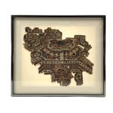 Framed Pre-Columbian Andean Textile Fragment