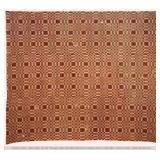 Early Overshot Ladies Delight Coverlet 95" x 81"
