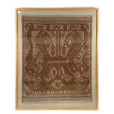 Framed Indonesian Lampung Tampan "Ship Cloth"
