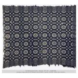 Tied Beiderwand Coverlet 89" x 70"
