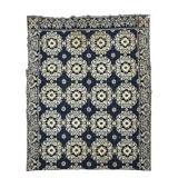 1857 John Muir Jacquard Coverlet 73" x 78"