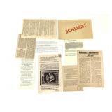 British Black Propaganda Leaflets W Notes