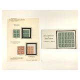 British Forgery French 50c Gr Petian Complete Sht
