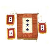 Blue Star Flag + Window Decor Flags
