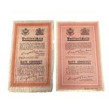 2 WWII American Safe Conduct Pass Leaflets