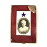 WW1 1917 Blue Star Enamel Mother Son Frame
